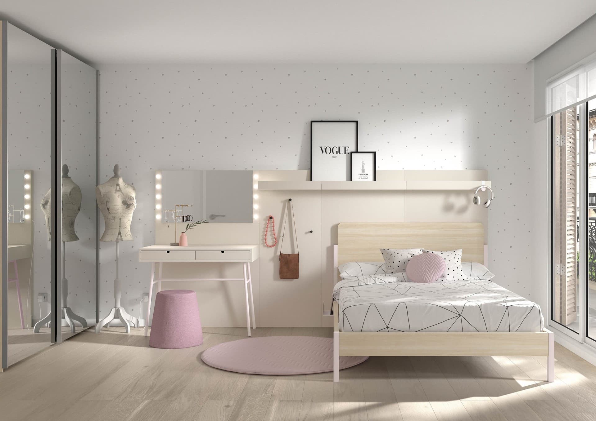 Dormitorios juveniles en Muebles Huertas