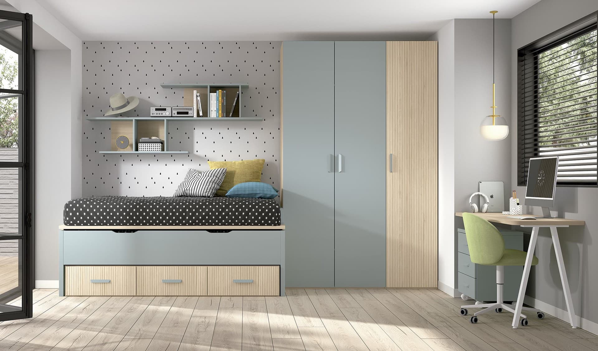 Dormitorios juveniles en Muebles Huertas