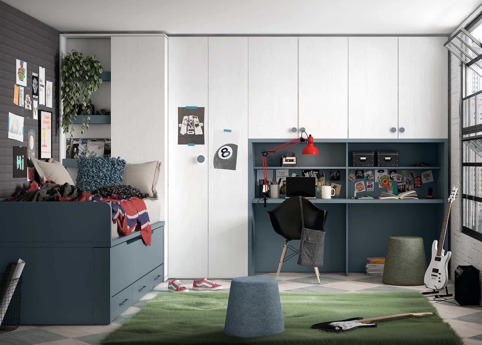 Dormitorios juveniles en Muebles Huertas
